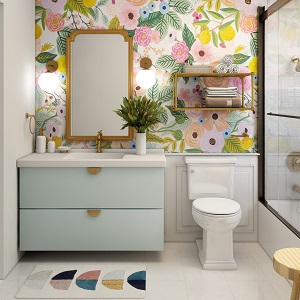 Цветная и яркая ванная комната: как преобразить санузел в Рубцовске - rubcovsk.mebel54.com | фото
