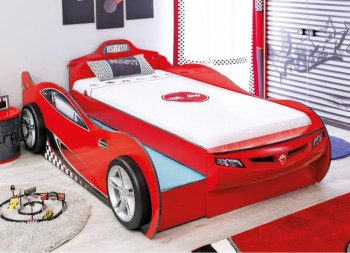 CARBED Кровать-машина Coupe с выдвижной кроватью Red 20.03.1306.00 в Рубцовске - rubcovsk.mebel54.com | фото