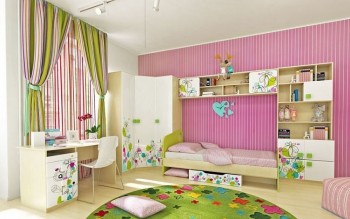 Детская комната Флёр (Белый/корпус Клен) в Рубцовске - rubcovsk.mebel54.com | фото