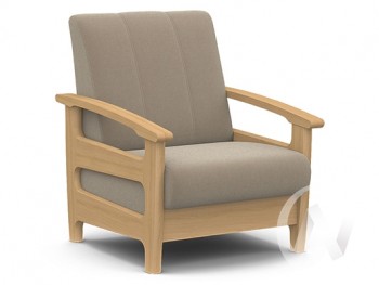 Кресло для отдыха Омега (бук лак/CATANIA LATTE) в Рубцовске - rubcovsk.mebel54.com | фото