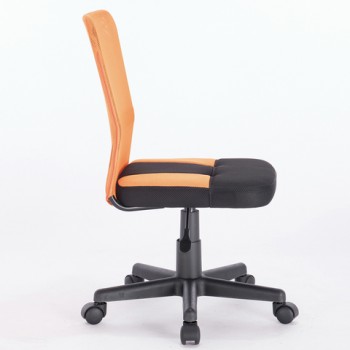 Кресло компактное BRABIX Smart MG-313 (черный, оранжевый) в Рубцовске - rubcovsk.mebel54.com | фото