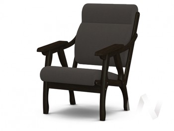 Кресло Вега-10 (венге лак/ULTRA GRAFIT) в Рубцовске - rubcovsk.mebel54.com | фото