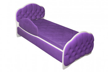 Кровать 170 Гармония 32 Фиолетовый (мягкий бортик) в Рубцовске - rubcovsk.mebel54.com | фото