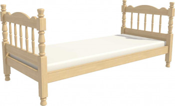Кровать одинарная Аленка из массива сосны 800*1890 Сосна в Рубцовске - rubcovsk.mebel54.com | фото