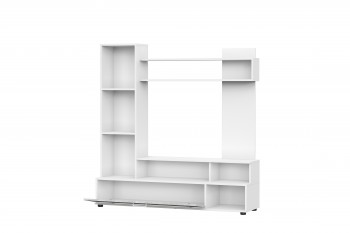 Мебель для гостиной "МГС 9" Белый / Цемент светлый в Рубцовске - rubcovsk.mebel54.com | фото