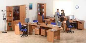 Мебель для персонала Альфа 61 Ольха в Рубцовске - rubcovsk.mebel54.com | фото