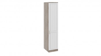Шкаф для белья с 1-ой дверью правый «Прованс» (Дуб Сонома трюфель/Крем) 580 в Рубцовске - rubcovsk.mebel54.com | фото
