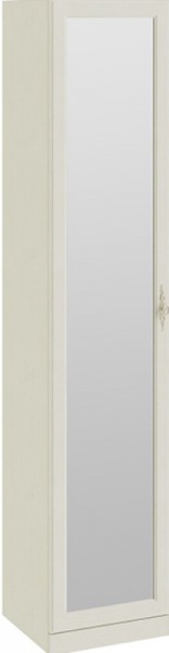 Шкаф для белья с 1-ой зеркальной дверью узкий «Лючия» (Штрихлак) в Рубцовске - rubcovsk.mebel54.com | фото