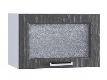 Шкаф верхний горизонтальный со стеклом 500, ШВГС 500 (Клен серый/корпус белый) в Рубцовске - rubcovsk.mebel54.com | фото