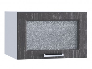 Шкаф верхний горизонтальный со стеклом 510, ШВГС 510 (Клен серый/корпус белый) в Рубцовске - rubcovsk.mebel54.com | фото