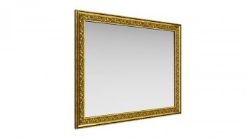 Зеркало навесное "Айрум"/(дуб кальяри / профиль: золото с орнаментом) в Рубцовске - rubcovsk.mebel54.com | фото